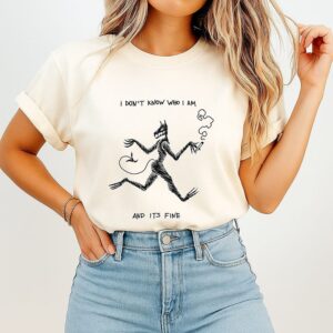 I Don’t Know Who I Am And It’s Fine Scribble Devil T-Shirt
