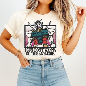 I Gun-Don’t Wanna Do This Anymore Anime T-Shirt