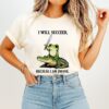 I Will Succeed Because I Am Insane Frog Riding Crocodile T-Shirt