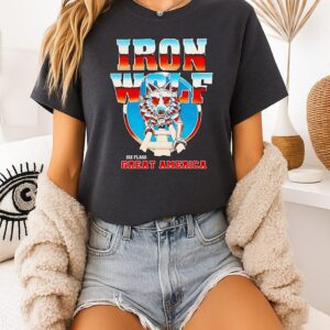 Iron Wolf Six Flags Great America Roller Coaster T-Shirt