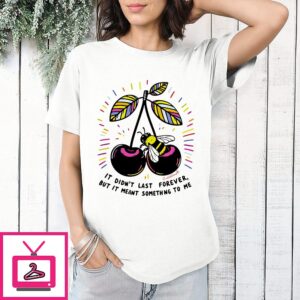 It Didn’t Last Forever But It Meant Something To Me Bee And Cherry T-Shirt