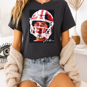 Josh Hoover Indiana Hoosiers Tuff Big Head Signature T-Shirt