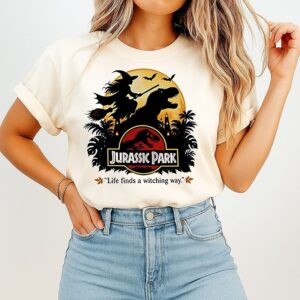 Jurassic Park Life Finds A Witching Way T-Shirt