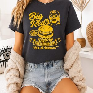 Kansas City Chiefs And Andy Reid Big Reds Victory Cheeseburger It’s A Winner T-Shirt