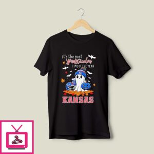 Kansas Jayhawks It’s The Most Spooktacular Time Of The Year Halloween T-Shirt