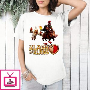 Klash Of Klans Wizard And Hog Rider Clash Of Clans T-Shirt