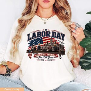 Labor Day Construction Worker Tee