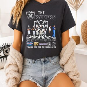 Las Vegas Raiders The Raiders Abbey Road Thank You For The Memories T-Shirt