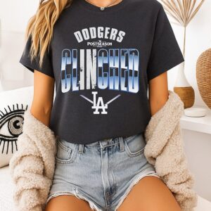 Los Angeles Dodgers 2026 Mlb Postseason Clinched T-Shirt