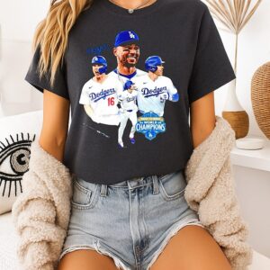 Los Angeles Dodgers Champions ’26 Player Collage T-Shirt