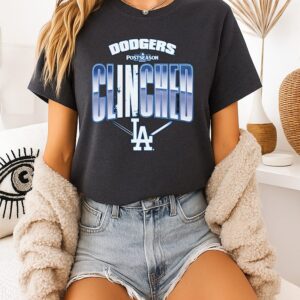 Los Angeles Dodgers Clinched 2026 Postseason Locker Room T-Shirt