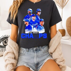 Los Angeles Dodgers Nl West Division Champions ’26 Graphic T-Shirt