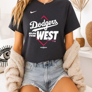 Los Angeles Dodgers Run The West 2026 Nl West Division Champions T-Shirt