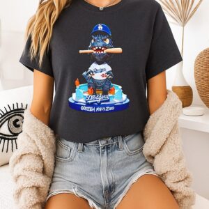 Los Angeles Dodgers X Godzilla Nl West Division Champions 2026 Signature T-Shirt
