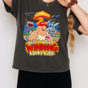 Maga Wojak This Is What Winning Looks Like Cartoon T-Shirt