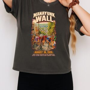 Manayunk Wall 2026 Commemorative Philadelphia T-Shirt