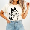 Middle Finger Cat Funny T-Shirt