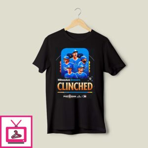 Milwaukee Brewers Clinched 2026 Mlb Postseason Poster T-Shirt