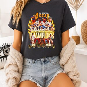 Milwaukee Brewers Nl Central Division Champions 2026 4 Peat Win Out Way All Team T-Shirt