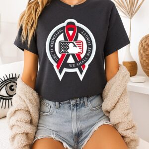 Mlb September 11 2001 We Shall Not Forget Memorial T-Shirt