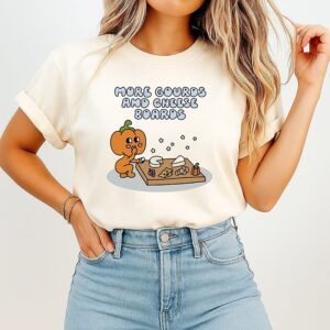 More Gourds And Cheese Boards Pumpkin Character T-Shirt