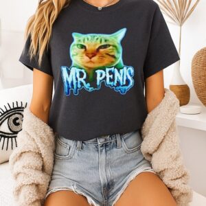 Mr Penis Cat Meme T-Shirt