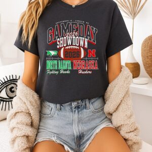 Nebraska Cornhuskers Vs North Dakota 2026 Gameday Showdown T-Shirt