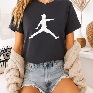 Nein Swoosh And Air Jordan Parody Jumpman T-Shirt