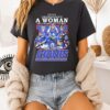 Never Underestimate A Woman Who Understands Footbal And Loves New York Giants T-Shirt