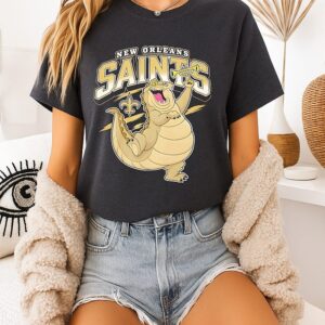 New Orleans Saints Mascot Graphic T-Shirt