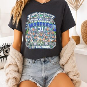 New Zealand Warriors 31 Years Anniversary Bound By History 1995-2026 Yp The Wahs T-Shirt