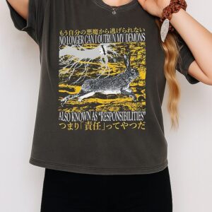 No Longer Can I Outrun My Demons Also Known As Responsibilities T-Shirt