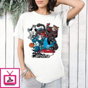 North Carolina Sports Mascot Collage Mascots T-Shirt