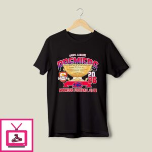 Norwood Football Club Sanfl League Premiers 2026 Trophy Graphic T-Shirt