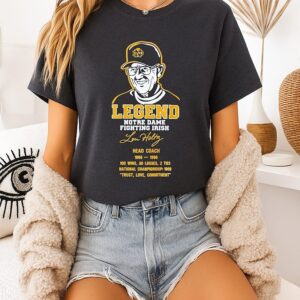 Notre Dame Football Lou Holtz Head Coach 2026 T-Shirt