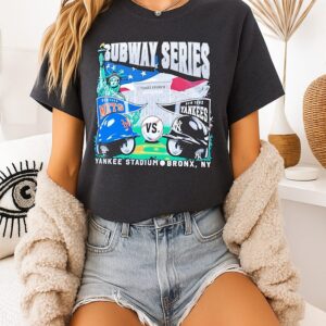 Ny Yankees Vs Mets Subway Series 2026 Helmets T-Shirt