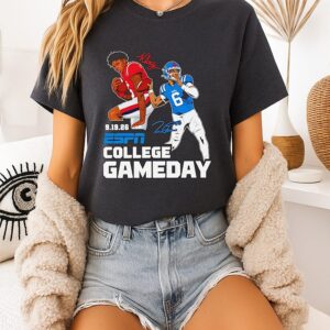 Ole Miss Football 2026 Espn College Gameday Week 3 Portrait Signature T-Shirt
