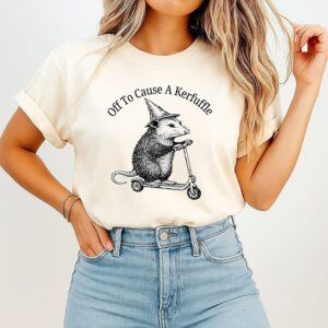Opossum Off To Cause A Kerfuffle Possum T-Shirt
