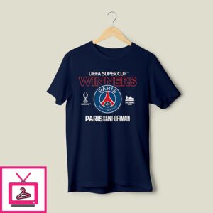 Paris Saint-Germain 2026 Uefa Super Cup Winners T-Shirt