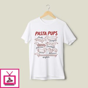Pasta Pups Dogs Graphic T-Shirt