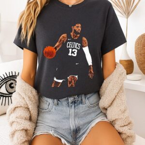 Paul George Boston Celtics Pg13 Blacked Out Szn T-Shirt