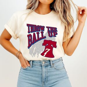 Philadelphia 76ers Throw The Ball Up Graphic T-Shirt