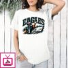 Philadelphia Eagles Quarterback Victory Graphic Football T-Shirt