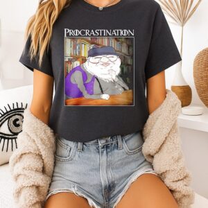 Procrastination Meatcanyon Cartoon T-Shirt