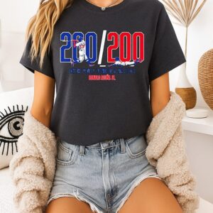 Ronald Acuña Jr Atlanta Braves 200.200 Club Fastest Player To 200 Hr And 200 Steals T-Shirt