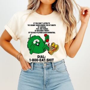 Santana Smooth Rob Thomas Matchbox Twenty 1-800-Eat-Shit Meme T-Shirt