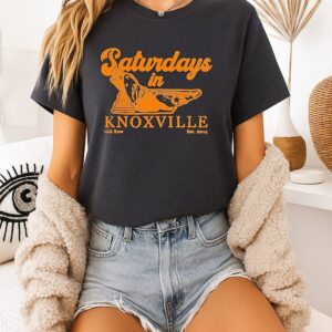 Saturdays In Knoxville Old Row Est 2014 T-Shirt