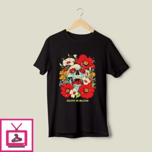 Skull Death In Bloom T-Shirt