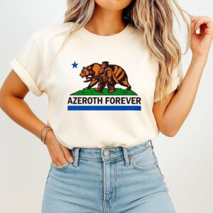 Smokey Bear World Of Warcraft Azeroth Forever T-Shirt