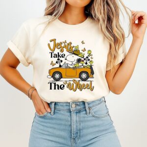 Snoopy Jesus Take The Wheel T-Shirt